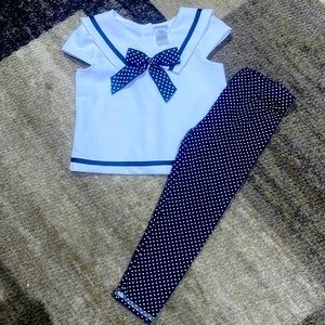 Girls Sailor set size 5